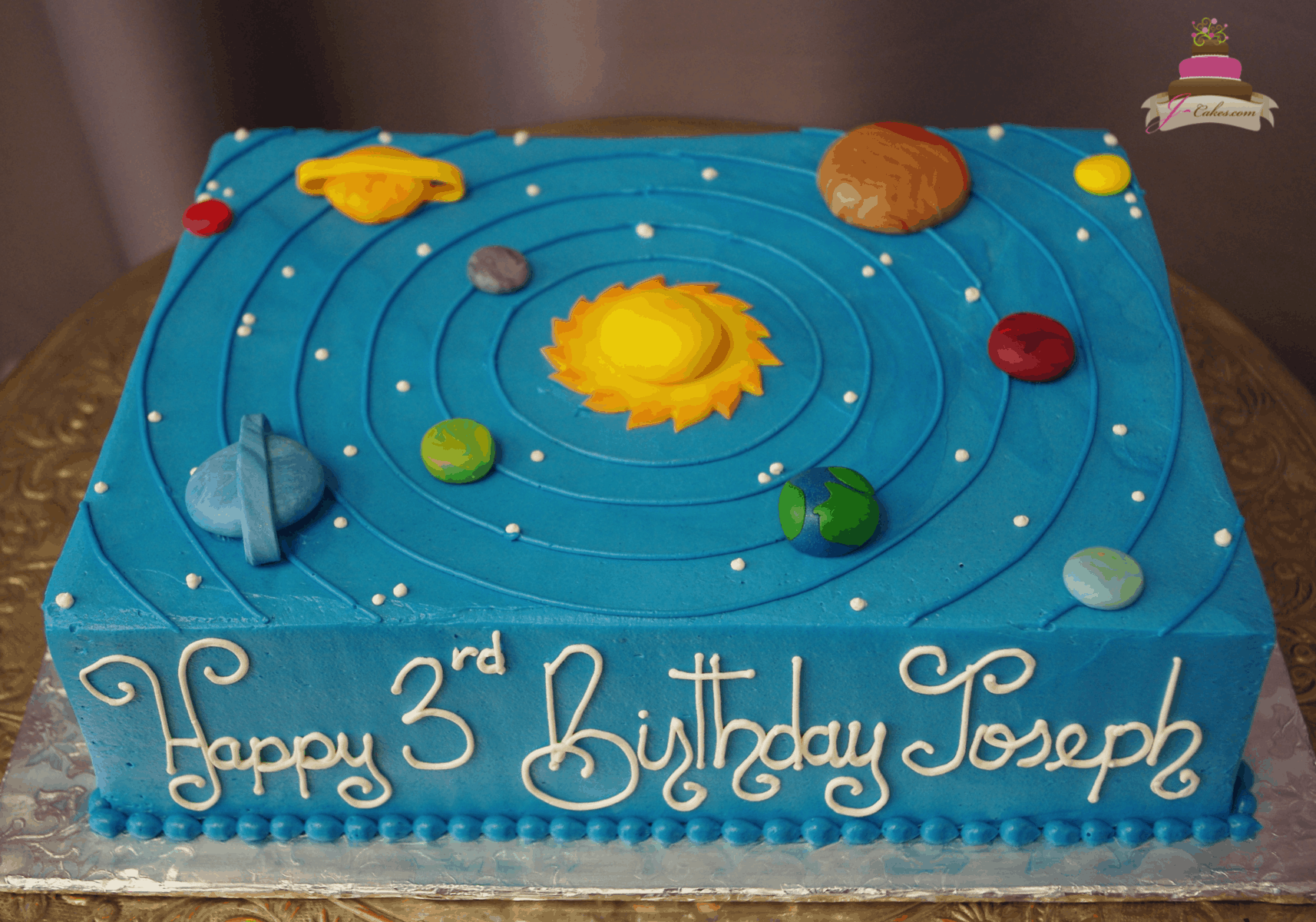 Solar System Galaxy Cake
