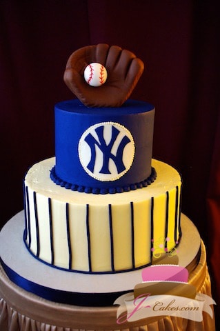 Mlb New York Yankees Birthday Cake 